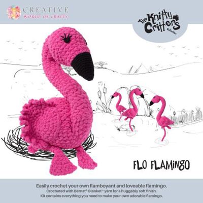 Kit uncinetto Flo Flamingo