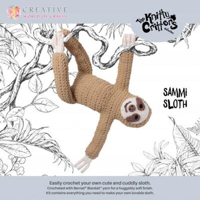 Kit de ganchillo Sammi Sloth