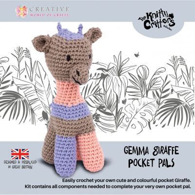 Pocket Pal - Kit Amigurumi Gemma Girafe