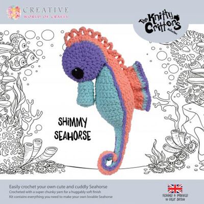 Shimmy Seahorse Crochet Kit