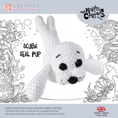 Scuba Seal Pup Crochet Kit