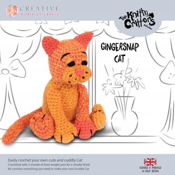 Kit de crochet pour chat Gingersnap 2