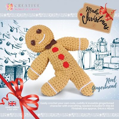 Noel Gingerbread Man - Kit Uncinetto