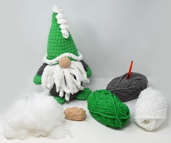 Sniffles Gnome - Vert - Kit Crochet 3