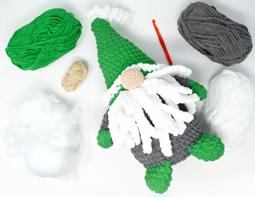 Sniffles Gnome - Green - Crochet Kit