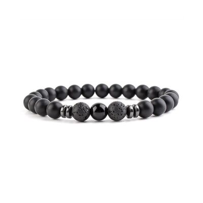 Natural stone bracelet | ulf | frosted stone beads | beaded bracelet
