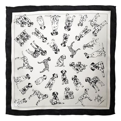 Fashion hounds silk pocket square