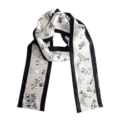 Fashion Hounds skinny silk scarf