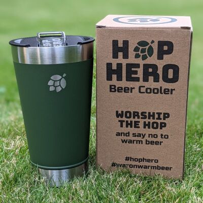 Hop Hero Beer Cooler - Sage Green