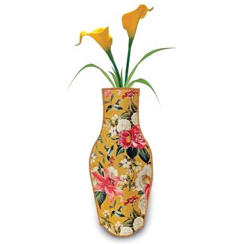 Vase Jardin Vintage en Tissu Ocre 5