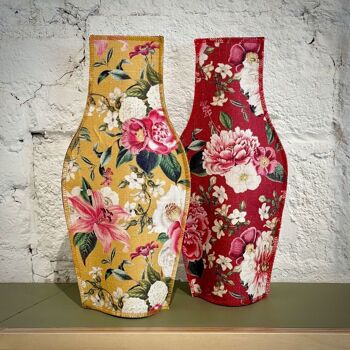 Vase Jardin Vintage en Tissu Ocre 7