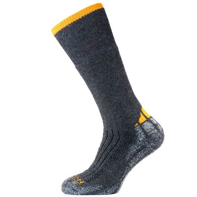 Horizon Performance Extreme Sock: Charcoal / Orange