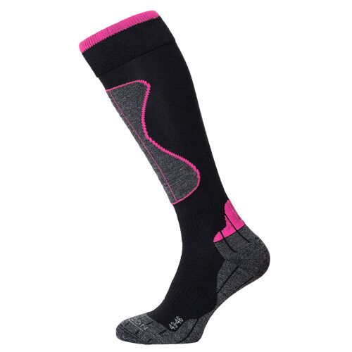 Performance Wintersport Tech Merino Sock : Black/Cerise