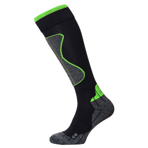 Performance Wintersport Tech Merino Sock : Black/Green