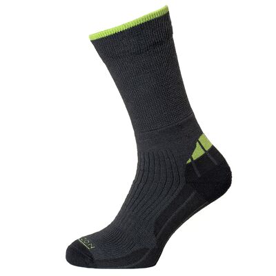 Horizon Performance Coolmax Hiker Sock: Charcoal Marl / Apple