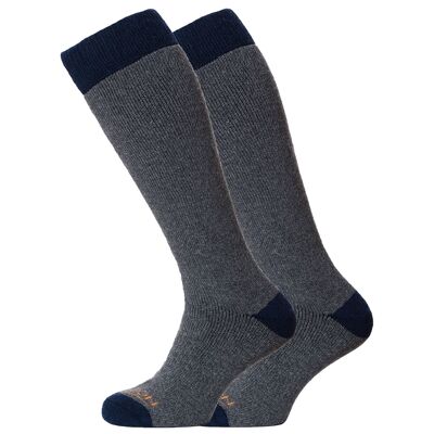 Chaussettes Heritage Heritage Winter Sport 2pk Merinos : Charcoal Marl / Navy