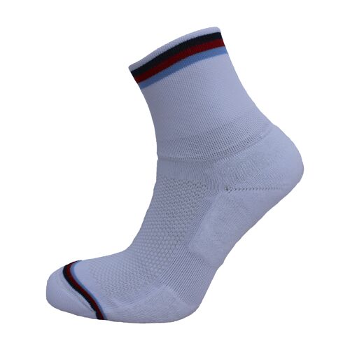 Performance Cycling 1pk Sock : White