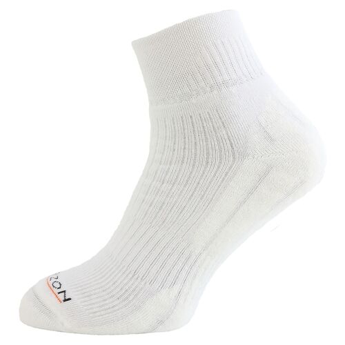 Performance Coolmax Quarter Sock: White