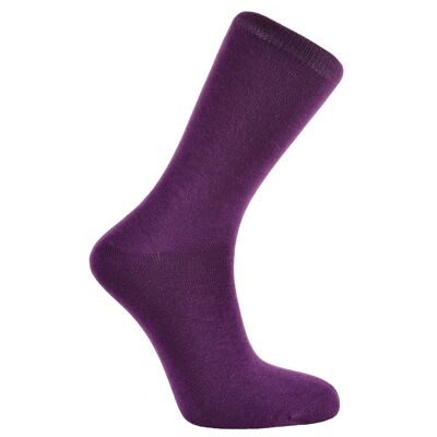 Horizon Colours Short (Crew) Dress Socks: Purple: Purple