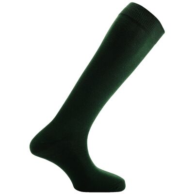Chaussettes habillées Horizon Colors longues (longueur au genou) : Vert : Vert