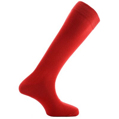 Horizon Colors Lange (Knielänge) Kleidersocken: Rot: Rot
