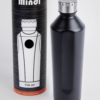 Thermoflasche William 750ml schwarz