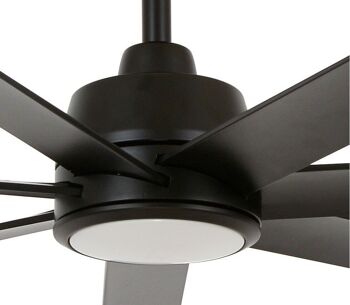 Lucci air - Ventilateur de plafond Airfusion Atlanta avec télécommande et éclairage LED (dimmable), noir mat 3