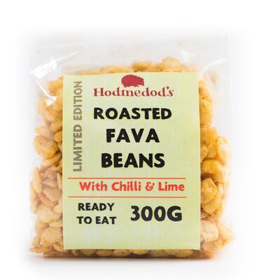 Roasted Fava Beans - Chilli & Lime - 300g pack