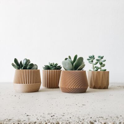 LOT DE 4 JARDINIÈRES : Oslo Origami Kobe Stockholm