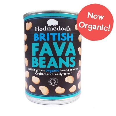 Whole Fava Beans in Water, Organic - 400g can
