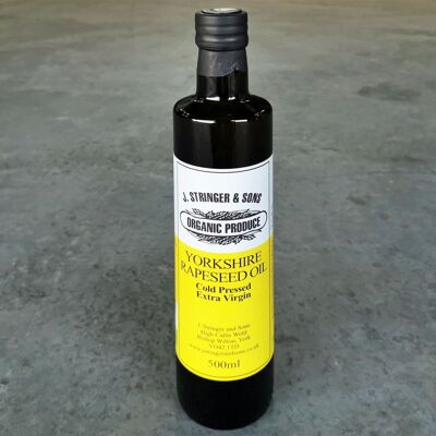 Yorkshire Rapeseed Oil, Cold Pressed Extra Virgin, Organic
