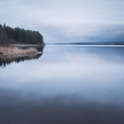 Landscape photography print: Blue reflection - Medium