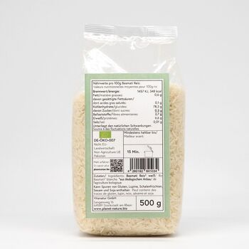 Riz basmati bio blanc - 500g 2