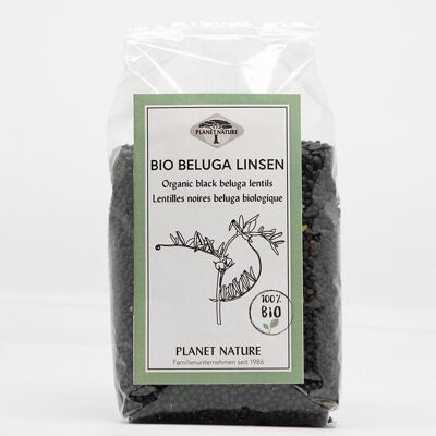 Bio Beluga Linsen schwarz - 500g