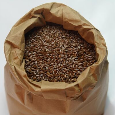 Graines de lin brun bio - 5kg