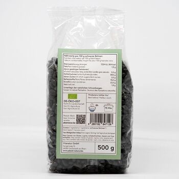 Haricots noirs bio - 500g 2