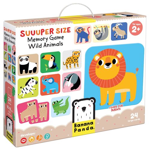 Suuuper Size Memory Game Wild Animals