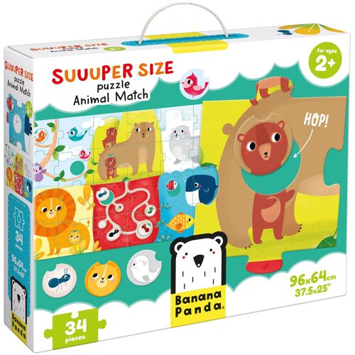 Suuuper Size Puzzle Animal Match