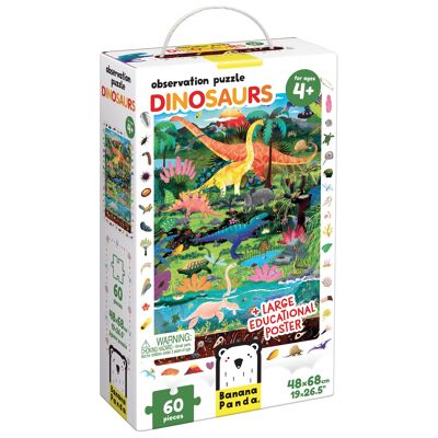 Observation Puzzle Dinosaures
