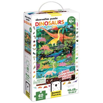 Observation Puzzle Dinosaures 1