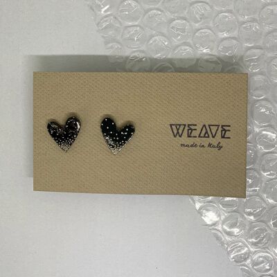 MINÙ LOVE - minimal love earrings, modern earring, contemporary earrings, lobe earring, heart earrings
