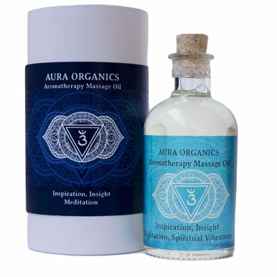 Organic Aromatherapy Massage oil - Third eye Chakra blend