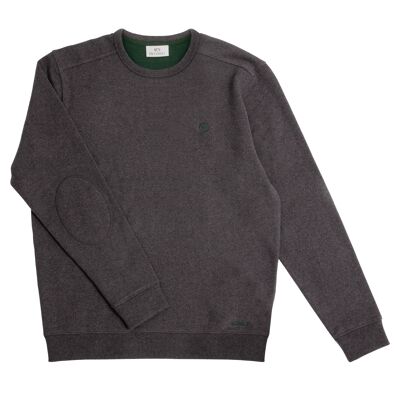 100% organic cotton Backpacker sweatshirt - Dark gray