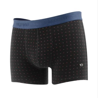 Black dots organic cotton boxer shorts