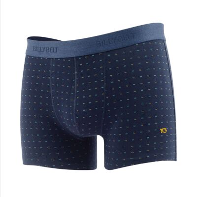 Organic cotton boxer shorts - Navy Dots