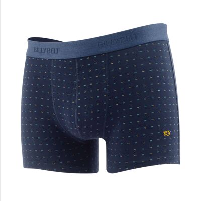 Boxershorts aus Bio-Baumwolle – Navy Dots