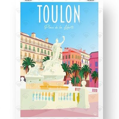 Toulon - Place liberté côté
