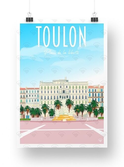 Toulon - Place Liberté face