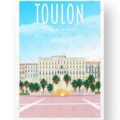 Toulon - Place Liberté face