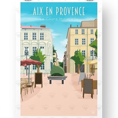 Aix-en-Provence - Cours Mirabeau
